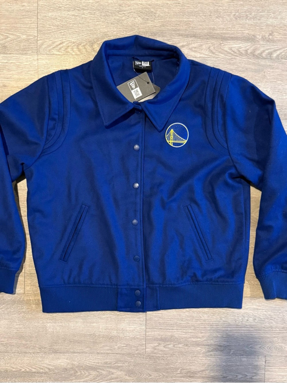 Golden State Warriors Women’s New Era Varsity Jacket